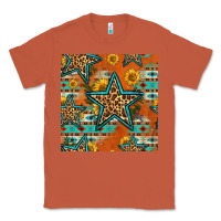 Copper western stars seamless pattern Classic Tee - HRA Design Shop