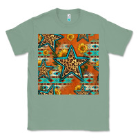 Sage western stars seamless pattern Classic Tee - HRA Design Shop