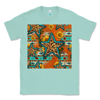 Seafoam western stars seamless pattern Classic Tee - HRA Design Shop