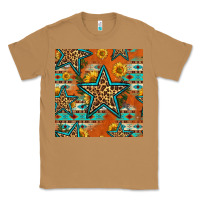 Toasted Coconut western stars seamless pattern Classic Tee - HRA Design Shop