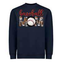 Navy baseball mom Heavyweight Sweatshirt - texasbilliewilder