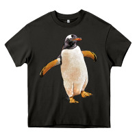 Asphalt penguin Heavy Core Tee - LillyAllenDesigns