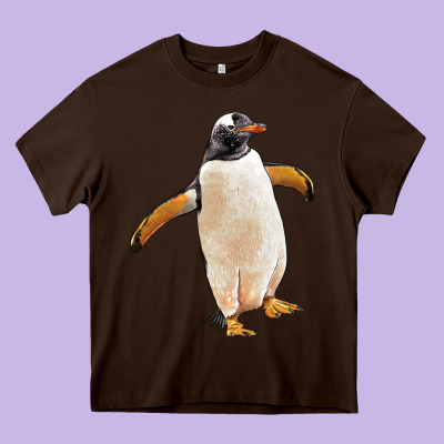 Penguin Heavy Core Tee Designed By Lillyallendesigns