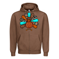 Chestnut Thanksgiving Turkey Zipper Hoodie - JahusDesignShop