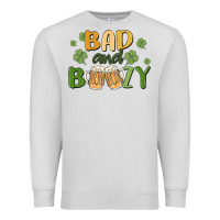 Dove Grey bad and boozy Premium Sweatshirt - MaliasSmallBusiness