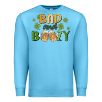 Ocean Blue bad and boozy Premium Sweatshirt - MaliasSmallBusiness