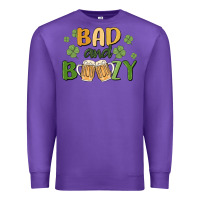 Purple bad and boozy Premium Sweatshirt - MaliasSmallBusiness