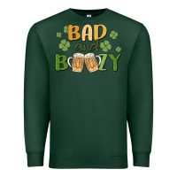 Sports Green bad and boozy Premium Sweatshirt - MaliasSmallBusiness