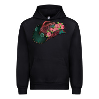 Black leopard flowers cowboy hat Urban Hoodie - Jasminsmagicworld