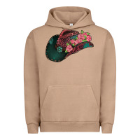 Pigment Burro leopard flowers cowboy hat Urban Hoodie - Jasminsmagicworld