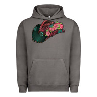 Pigment Tornado leopard flowers cowboy hat Urban Hoodie - Jasminsmagicworld