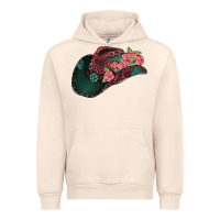 Sandshell leopard flowers cowboy hat Urban Hoodie - Jasminsmagicworld