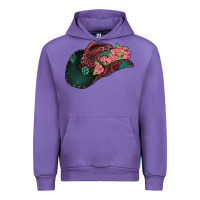 Tulip leopard flowers cowboy hat Urban Hoodie - Jasminsmagicworld