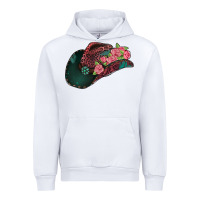 White leopard flowers cowboy hat Urban Hoodie - Jasminsmagicworld
