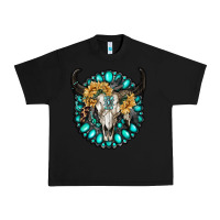 Black gamestone with bull skull Urban Heavy Tee - RanaPortraitStore
