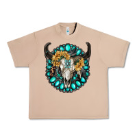 Burro gamestone with bull skull Urban Heavy Tee - RanaPortraitStore