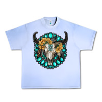 Grape Ice gamestone with bull skull Urban Heavy Tee - RanaPortraitStore