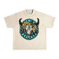 Sandshell gamestone with bull skull Urban Heavy Tee - RanaPortraitStore