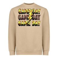 Mushroom game day game day softball lightning bolt Heavyweight Sweatshirt - Zillion Design Studio