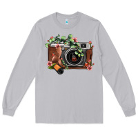 Moon Dust floral eucalyptus film roll vintage camera Long Sleeve Tee - FaDigitalArtStudio