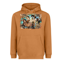 Meerkat 3 western horses running free Heavyweight Hoodie - LillyAllenDesigns