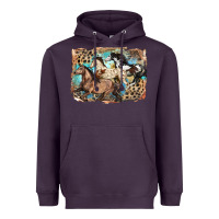 Plum 3 western horses running free Heavyweight Hoodie - LillyAllenDesigns