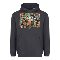 3 Western Horses Running Free Heavyweight Hoodie | Teevron