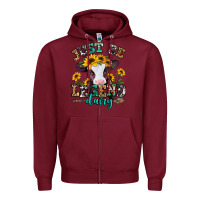 Burgundy just be legend dairy heifer Zipper Hoodie - Jasminsmagicworld
