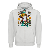 Dove Grey just be legend dairy heifer Zipper Hoodie - Jasminsmagicworld