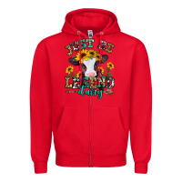 Red just be legend dairy heifer Zipper Hoodie - Jasminsmagicworld