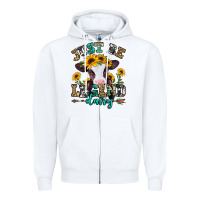 White just be legend dairy heifer Zipper Hoodie - Jasminsmagicworld