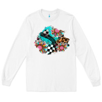 White race sunflower patches Long Sleeve Tee - AdoDesignShop