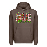 Coffee love christmas deer Premium Hoodie - MaliasSmallBusiness