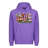 Purple love christmas deer Premium Hoodie - MaliasSmallBusiness