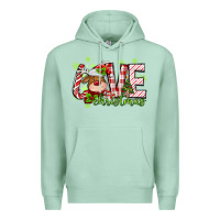 Seafoam love christmas deer Premium Hoodie - MaliasSmallBusiness