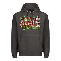 Smoke love christmas deer Premium Hoodie - MaliasSmallBusiness