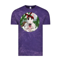Cloud Purple bull terrier and farm Vintage Tee - RanaPortraitStore