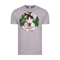 Vintage Zinc bull terrier and farm Vintage Tee - RanaPortraitStore