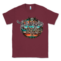 Burgundy wranglinn mama Classic Tee - RacoonDesign