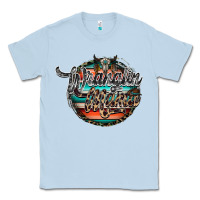 Dusty Blue wranglinn mama Classic Tee - RacoonDesign