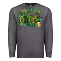 Charcoal Heather st.patrick's day crew Premium Sweatshirt - MaliasSmallBusiness