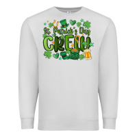 Dove Grey st.patrick's day crew Premium Sweatshirt - MaliasSmallBusiness