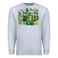 Heather Grey st.patrick's day crew Premium Sweatshirt - MaliasSmallBusiness