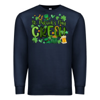 Navy st.patrick's day crew Premium Sweatshirt - MaliasSmallBusiness