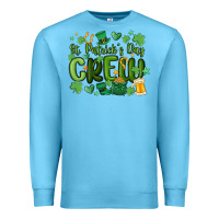Ocean Blue st.patrick's day crew Premium Sweatshirt - MaliasSmallBusiness