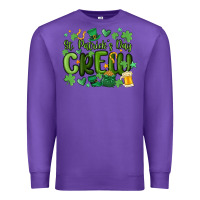 Purple st.patrick's day crew Premium Sweatshirt - MaliasSmallBusiness