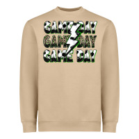 Mushroom game day game day soccer lightning bolt Heavyweight Sweatshirt - Zillion Design Studio