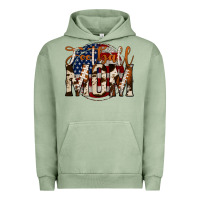 Pigment Oil Green football mom Urban Hoodie - Jasminsmagicworld