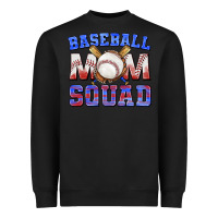 Black baseball mom squad Heavyweight Sweatshirt - texasbilliewilder