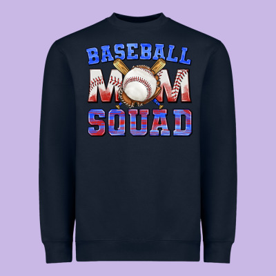 Heavyweight Sweatshirt baseball mom squad